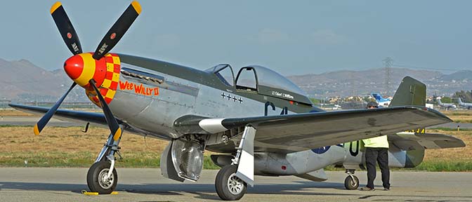 North American P-51D Mustang NL7715C Wee Willy II, April 29, 2016